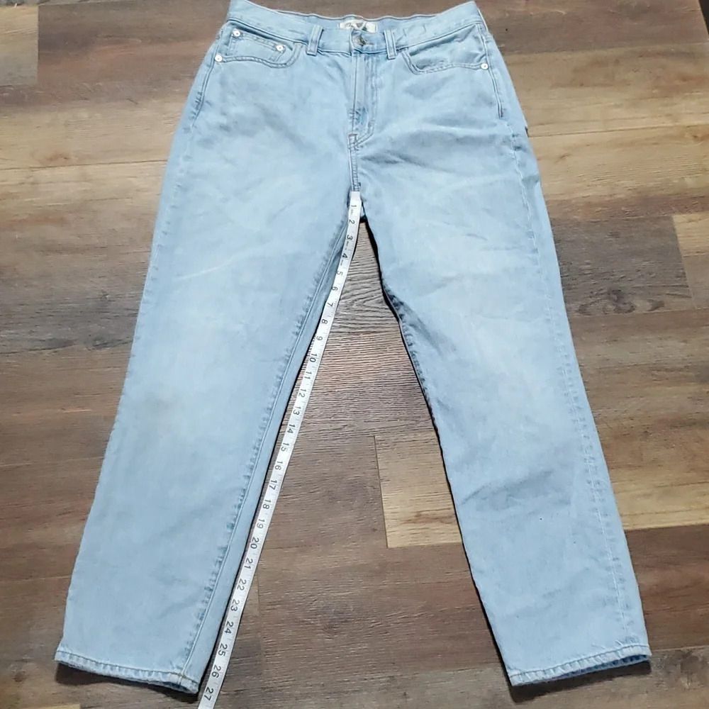 Madewell light wash the perfect vintage jean straight leg